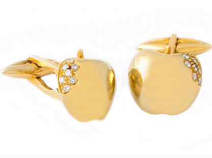 De Grisogono Apple Cufflinks