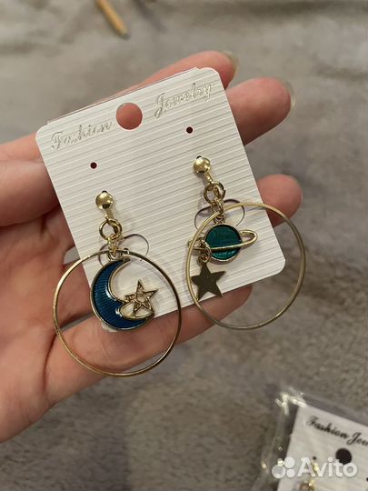Серьги клипсы