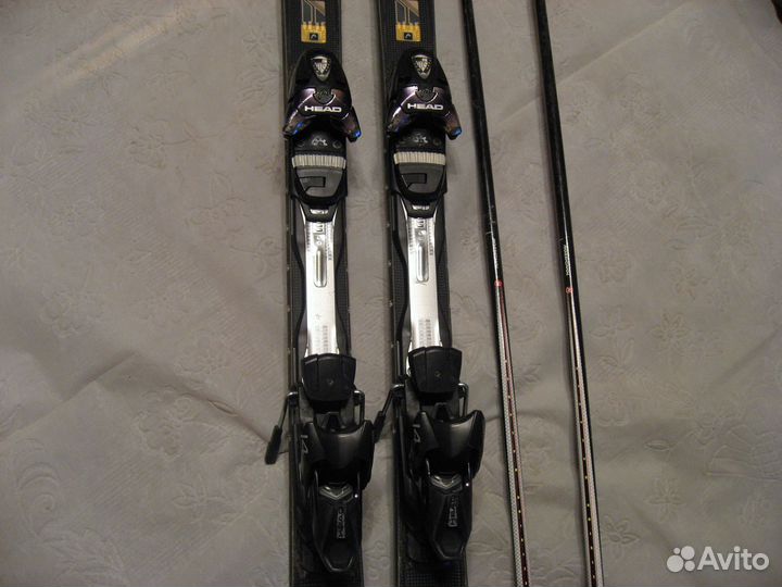 Горные лыжи head 177, ботинки rossignol 29.5+сумка