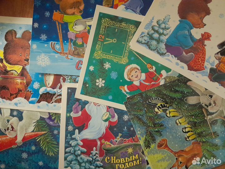 Открытки СССР чистые