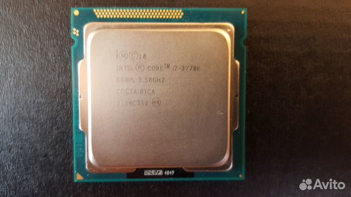 Процессор Intel core i7 3770k