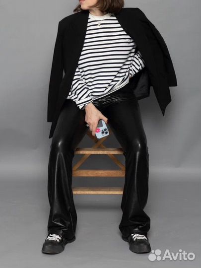 Джеггинсы calzedonia кожаные