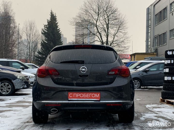 Opel Astra 1.6 AT, 2014, 78 000 км