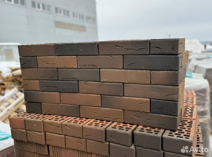 Кирпич лицевой одинарный VolgaBrick