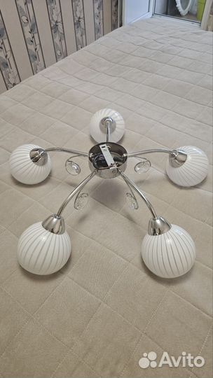 Люстра потолочная бу