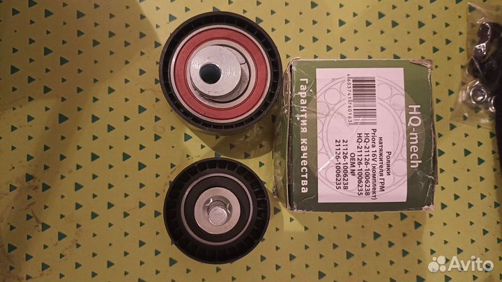 Ролики ремня грм Приора