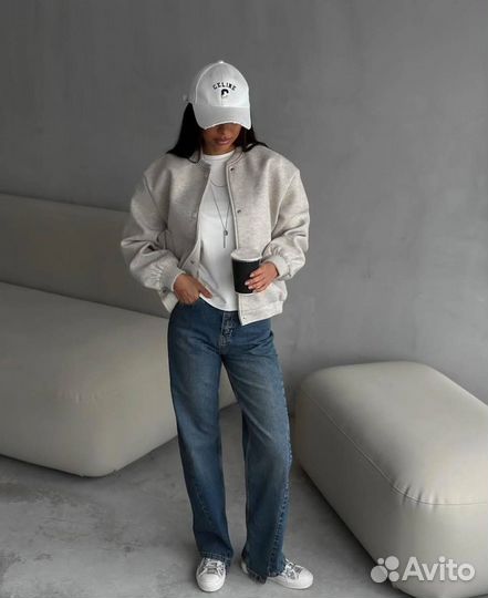 Бомбер женский утепленный