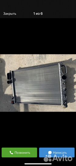 Радиатор 211 мерс