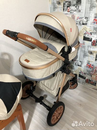 Коляска новая 3в1 утеплённыая
