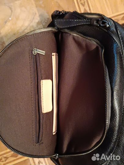Сумка рюкзак натуральная кожа