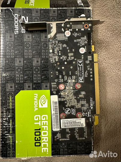 Видеокарта Palit nvidia GeForce GT 1030