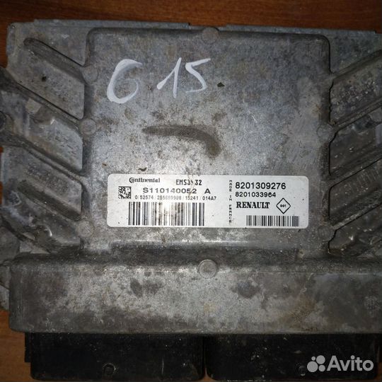 Блок управления двигателем nissan almera (G15)