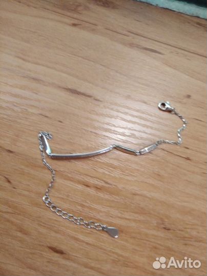 Новый оригинальный серебряный браслет)