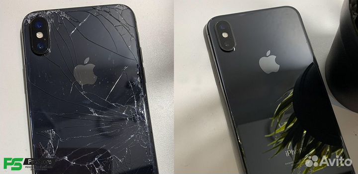 iPhone 8 стекло/крышка корпуса c установкой