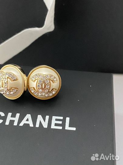 Серьги chanel оригинал