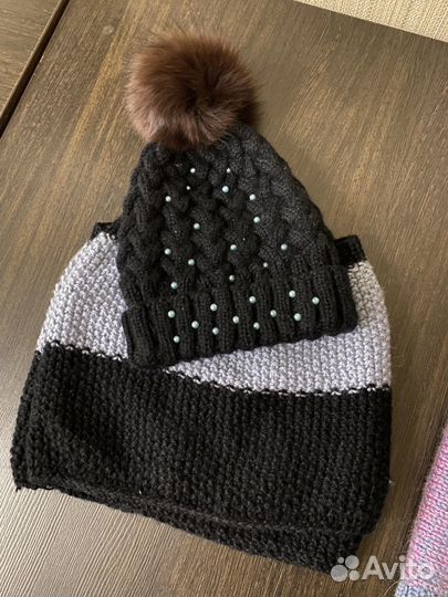 Шапка и снуд женские