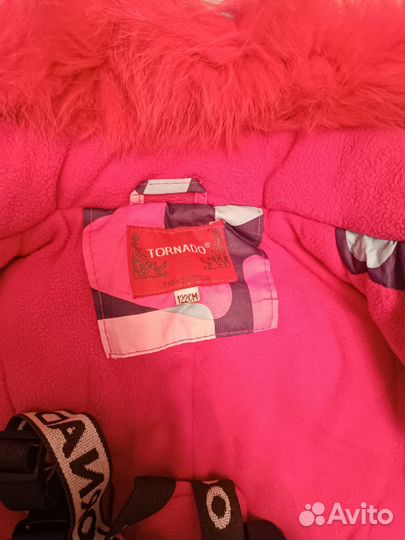 Зимний комбинезон для девочки 116