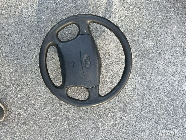 Руль приора с подушкой