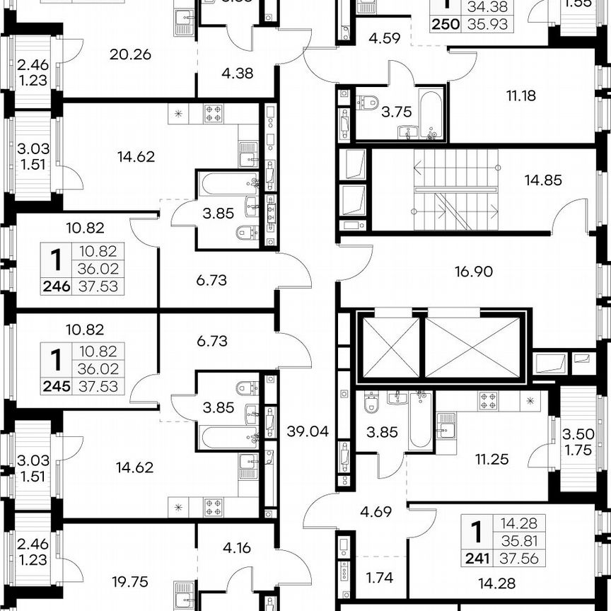 1-к. квартира, 32,4 м², 12/15 эт.