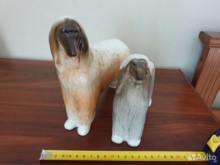 Афганская борзая фарфор лфз2 шт астрахань1шт