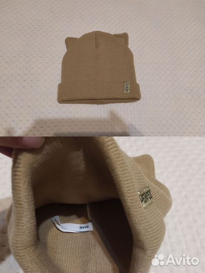 Шапки и манишка, 4-6 лет