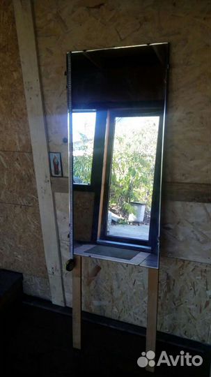 Зеркало большое толстое стекло