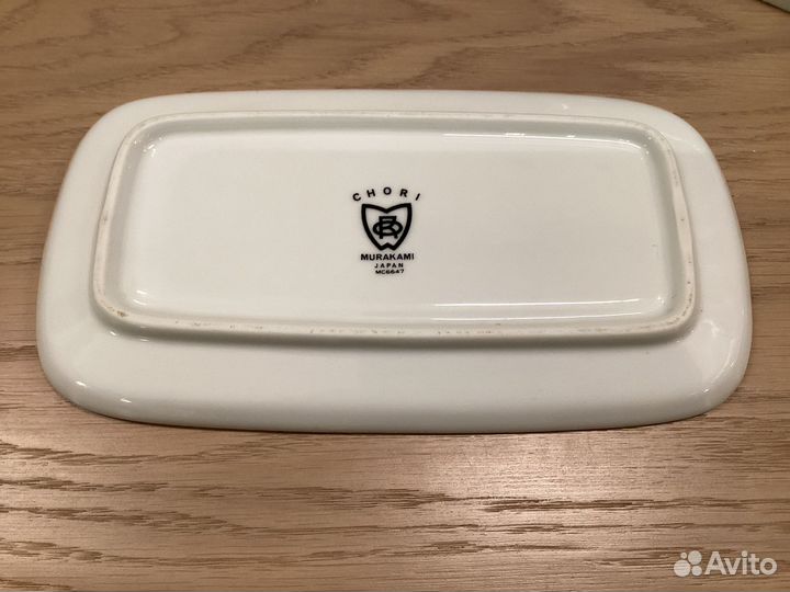 Масленка Райские птицы фарфор Япония