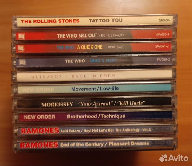 CD диски pop, rock, punk