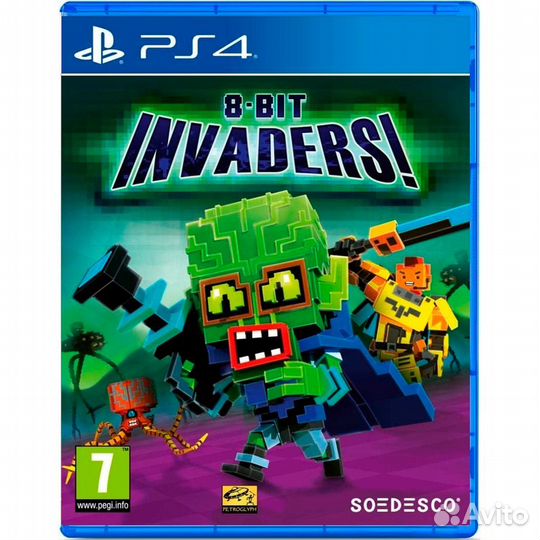 8-Bit Invaders PS4, русские субтитры