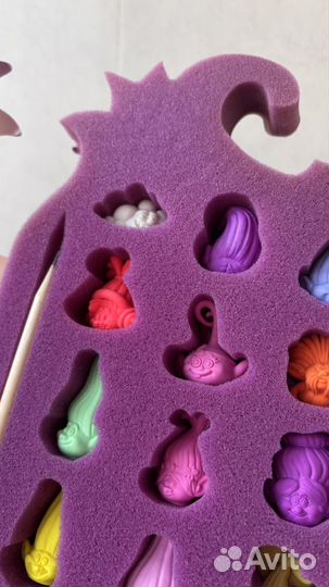 Полная коллекция ластики тролли с пеналом