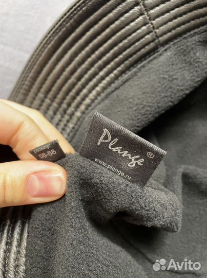 Кожаная панама женская