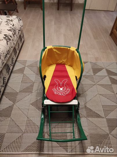 Санки на колесах и полозьях