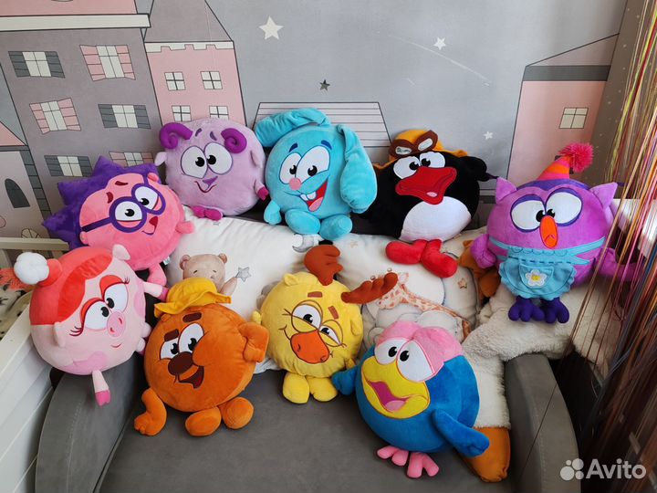 Игрушки Подушки смешарики