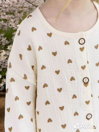 Муслиновая пижама детская