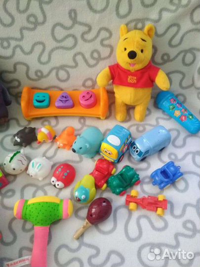 Игрушки погремушки развивающие пакетом