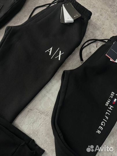 Спортивные брюки Armani Exchange черные люкс