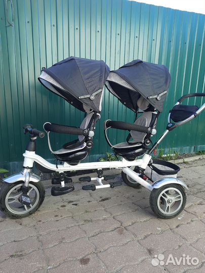 Детский велосипед для двойни