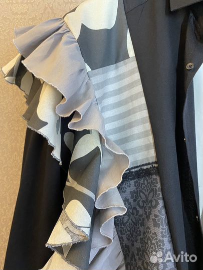 Рубашка с воланами пэчворк