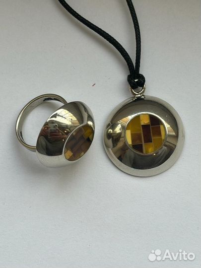 Подвеска и кольцо