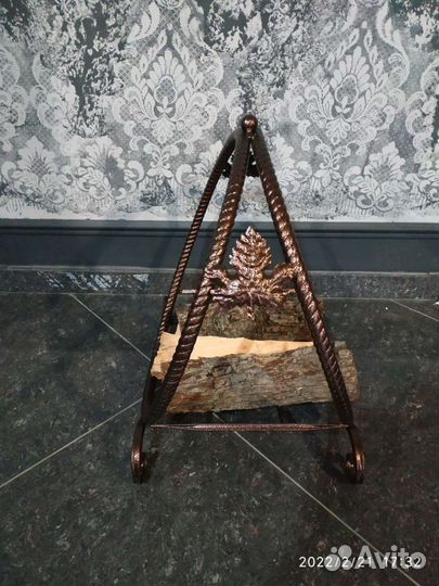 Дровница кованая