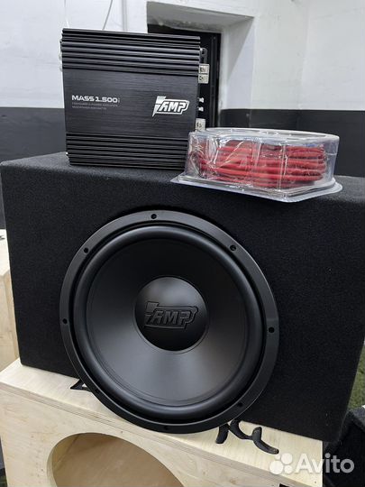 Сабвуфер в сборе с усилителем