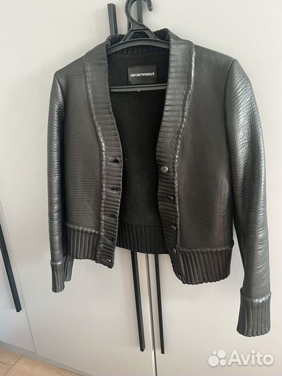 Куртка жакет кожаная