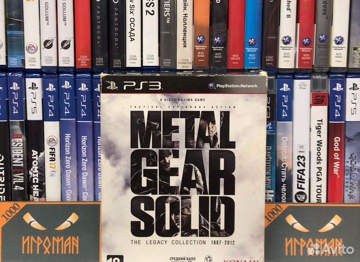 Игры PS3 Metal Gear Solid: The Legacy Collection