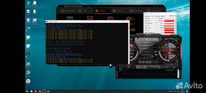Ноутбук Gigabyte Aorus 15P XD RTX 65+mh TDP-130