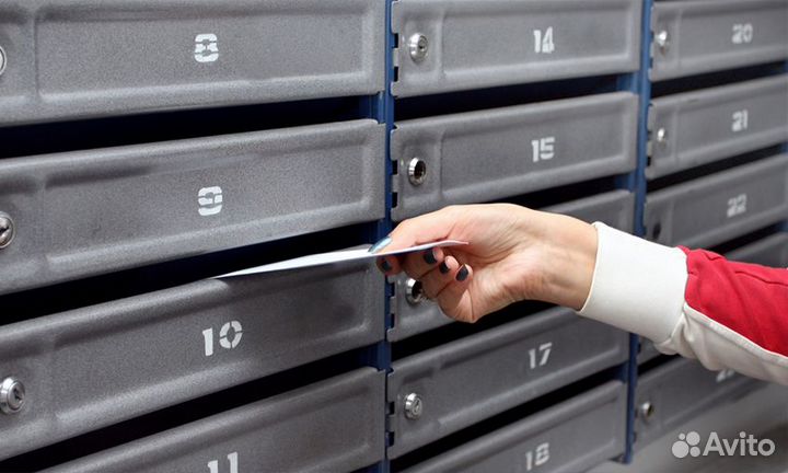 Распространитель визиток по почтовым ящикам