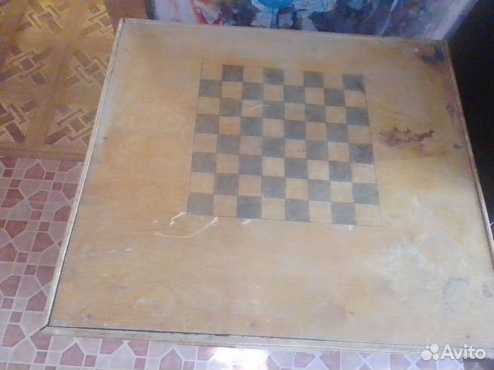 Комод + шахматный стол под реставрацию