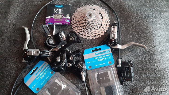 Shimano XT Групсет 10ск +Тормоза Shimano XT775