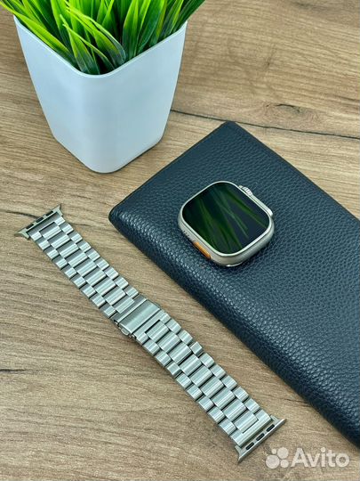Металлический ремешок браслет apple watch 45-49 мм