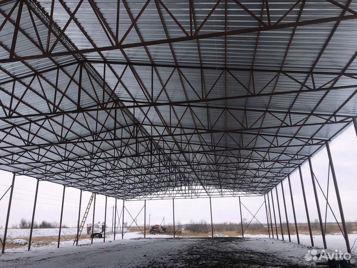 Ангар металлический