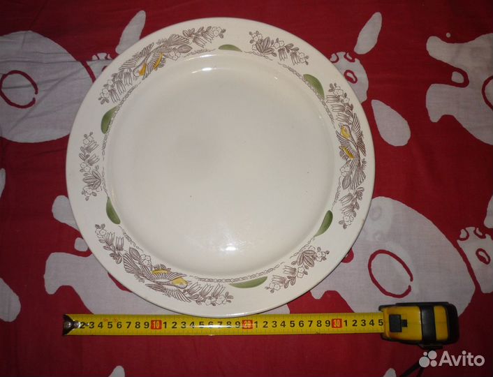 Блюдо 35 см.зик.1950.Тарелки ссср.1956.цена за все